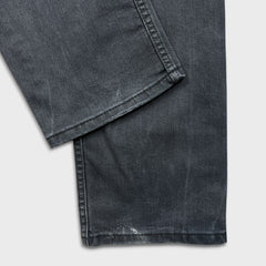 Levi’s 513 Jeans Mens 34x32 Gray Slim Straight Fit Casual Faded Denim Pants