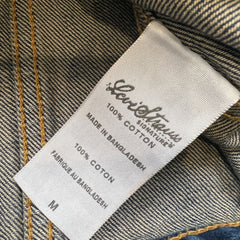 Signature by Levi Strauss Denim Type III Jacket Mens Medium Blue Coat Trucker