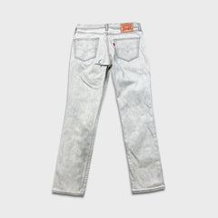 Levi's 511 Jeans Mens 34x32 Gray Slim Fit Straight Leg Stretch Stone Wash Denim Pants