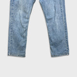Levi's 511 Jean Mens 33x28 Blue Slim Fit Light Wash Faded Stretch Denim Pants