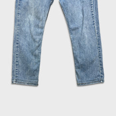 Levi's 511 Jean Mens 33x28 Blue Slim Fit Light Wash Faded Stretch Denim Pants