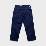 Carhartt Pants Mens 36x28 Blue Flame Resistant FR Relaxed Straight Workwear Twill