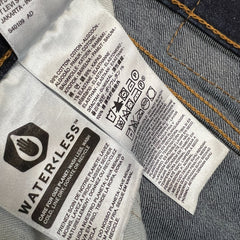Levi's 512 Jeans Mens 36x30 Blue Slim Taper Leg Dark Wash Mid Rise Stretch Denim Pants