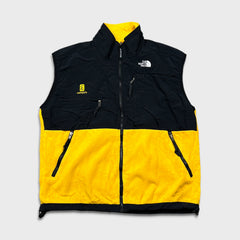 Vintage 90s The North Face Vest Jacket Mens XL Yellow Denali Polartec Outdoor Fleece