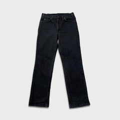 Vintage 90s Levi's 619 Jeans Mens 32x31 Black Slim Straight Orange Tab Dark Wash Denim Pants