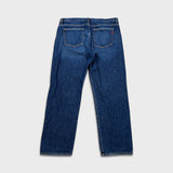 Diesel 2020 D-Viker Jeans Mens 38x30 Blue Regular Straight Fit Dark Wash Denim Pants