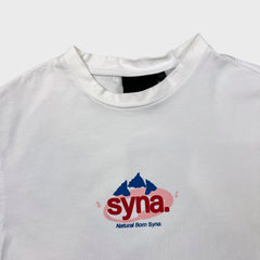 Syna World Natural Born Syna T Shirt Mens Large White Central Cee Evian Logo Tee