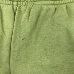 Nike Sportswear Sweatpants Mens Large Green Swoosh Taper Leg Fleece Jogger