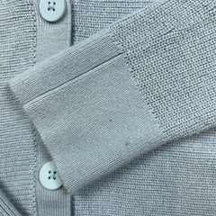 Lululemon Merino Wool-Blend Cardigan Womens Size 2 Blue Button Up Sweatshirt