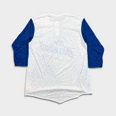 Vintage 1992 Mr Baseball Movie T Shirt Mens Large White USA Promo Universal Long Sleeve Tee