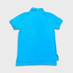 Polo Ralph Lauren Shirt Mens Medium Blue Pony Casual Preppy Short Sleeve