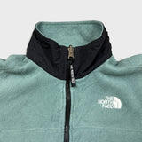 Vintage 90s The North Face Jacket Womens Small Green Full Zip USA Denali Fleece