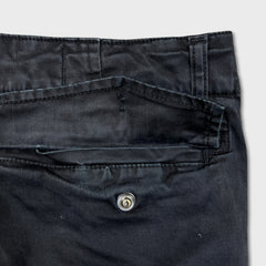 G-Star Raw Pants Mens 34x32 Black Straight Fit Casual Utility Cargo Trousers
