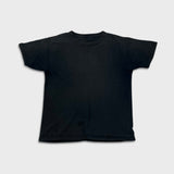 Vintage Y2K Blank T Shirt Mens Large Black Sun Faded Distressed Short Sleeve Tee