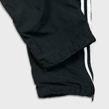 Adidas Track Pants Mens Small Black Essentials 3 Stripes Trefoil Athletic Jogger