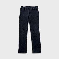 Levi's 511 Jeans Mens 32x32 Black Slim Fit Mid Rise Fade Dark Wash Stretch Denim Pants