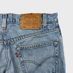 Vintage 90s Levi's 550 Jeans Mens 32x30 Blue Relaxed Fit Light Wash Baggy Denim Pants
