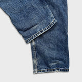 Levi's 505 Jeans Mens 32x32 Blue Regular Fit Straight Leg Medium Wash Denim Pants