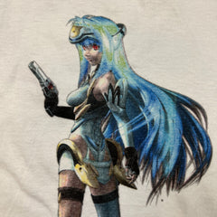 Vintage 2003 Namco Xenosaga T Shirt Mens XL White Episode 1 KOS-MOS Der Wille zur Macht Video Game Tee