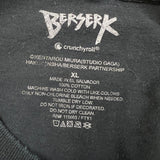 Berserk T Shirt Mens XL Black Guts Anime Crunchyroll Short Sleeve Graphic Tee