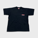 Vintage 90s Marlboro Lizard T Shirt Mens XL Black Unlimited USA Pocket Tee