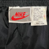 Vintage 90s Nike Sportswear Track Pants Mens Large Black Swoosh Athletic Jogger