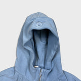Lululemon Scuba Oversized 1/2 Zip Hoodie Womens XS Blue Hooded Sweater