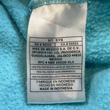 Vintage Y2K Nike Sportswear Fleece Mens Large Blue Swoosh Pullover Hooded Jacket
