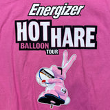 Vintage Y2K Hot Hare Balloon Tour T Shirt Mens XL Pink Energizer Bunny Balloon Tee
