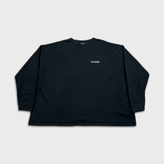 SS20 WE11DONE Long Sleeve Shirt Mens Small Black Oversized Graphic Tee