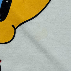 Vintage 1995 Tweety Bird Sleeveless Shirt Womens XS White Looney Tunes Cartoon Top