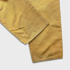 Vintage Y2K Dickies Pants Mens 38x31 Beige Double Knee Distress Carpenter Canvas Workwear