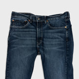 Levi's 505 Jeans Mens 34x30 Blue Regular Fit Straight Leg Dark Wash Denim Pants