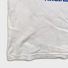 Vintage 1992 Beaver Brand Condoms T Shirt Mens Large White USA Single Stitch Humour