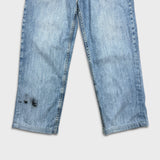 Vintage Tommy Hilfiger Jeans Mens 29x32 Blue Straight Light Wash Denim 90s Pants