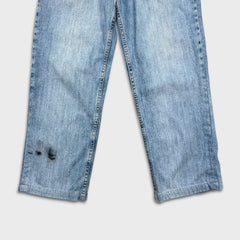 Vintage Tommy Hilfiger Jeans Mens 29x32 Blue Straight Light Wash Denim 90s Pants