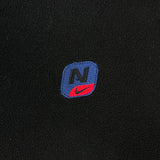 Vintage 90s Nike Sportswear Fleece Mens Small Black Swoosh Pullover Jacket