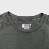 Carhartt T Shirt Mens XL Gray Loose Fit Workwear Faded Short Sleeve Pocket Tee
