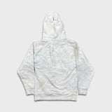 Lululemon LA Pullover Hoodie Womens Size 2 White Watercolor Wash Hooded Sweater
