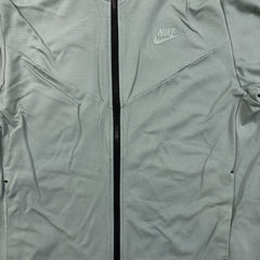 Nike Sportswear Tech Fleece Hoodie Mens Medium Green Lightweight Full Zip