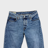 Levi's 501 '90s Style Jeans Womens 27x30 Blue Original Fit Straight Medium Wash Denim Pants