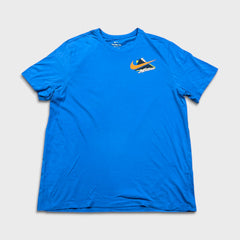 Nike Sportswear T Shirt Mens XL Blue Athletic Dri Fit Graphic Short Sleeve Tee