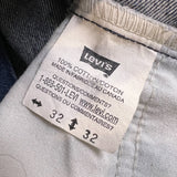 Vintage 90s Levi's 619 Jeans Mens 32x32 Orange Tab Medium Wash Slim Straight Pants