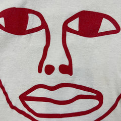 Earl Sweatshirt Long Sleeve Shirt Mens Large White 3/4 Raglan Sleeve Cropped Tee