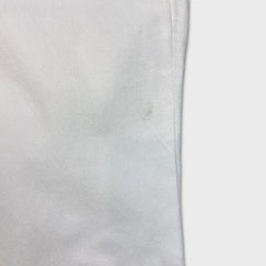 Vintage Polo Ralph Lauren Jeans Mens 36x32 White 625 Wide Flare Leg USA Denim Pants