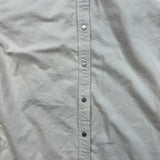 Calvin Klein Jeans Denim Shirt Mens Large White Casual Western Button Up