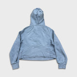 Lululemon Scuba Oversized 1/2 Zip Hoodie Womens XS Blue Hooded Sweater