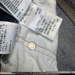 Levi's 516 Jeans Mens 34x31 Blue Slim Straight Leg Stretch Medium Wash Denim Pants
