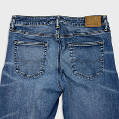 American Eagle Jeans Mens 33x32 Blue Airflex + Athletic Straight Medium Wash Denim Pants
