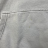 Vintage 90s Stussy Hoodie Mens Small White Arch Logo USA Hooded Sweater